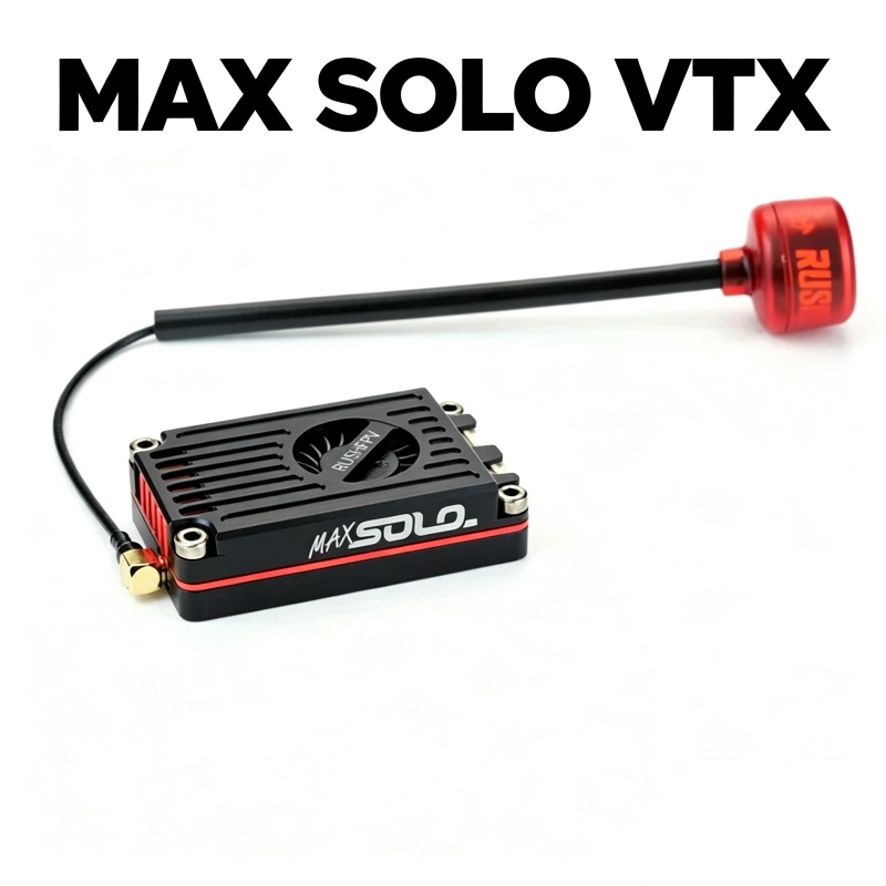جهاز إرسال فيديو FPV طويل المد - مراجعة Rushfpv Rush Max Solo 5.8G 2.5W Vtx وسعره
